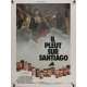 IT'S RAINING IN SANTIAGO Movie Poster 23x32 in. - 1975 - Helvio Soto, Jean-Louis Trintignant