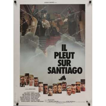 IT'S RAINING IN SANTIAGO Movie Poster 23x32 in. - 1975 - Helvio Soto, Jean-Louis Trintignant