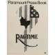 RAGTIME Dossier de presse  20x30 cm - 1981 - James Cagney, Milos Forman