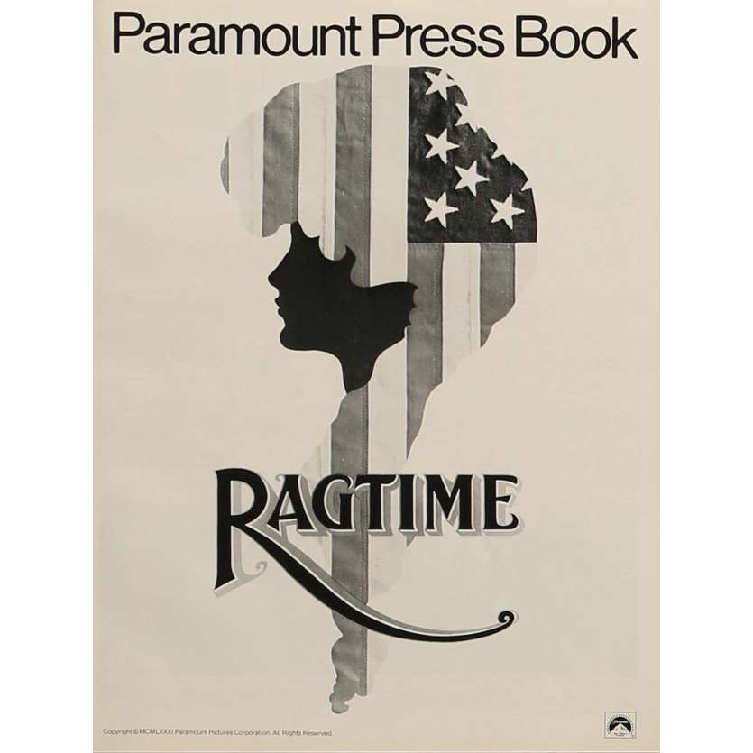 RAGTIME Pressbook 8x12 in. - 1981 - Milos Forman, James Cagney