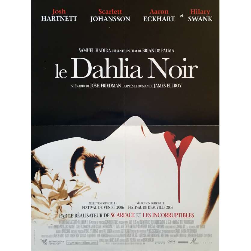 LE DAHLIA NOIR Affiche de film 40x60 cm - 2006 - Scarlett Johansson, Brian de Palma
