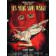 LES YEUX SANS VISAGE Affiche de film 120x160 - 1960 - Pierre Brasseur, Georges Franju