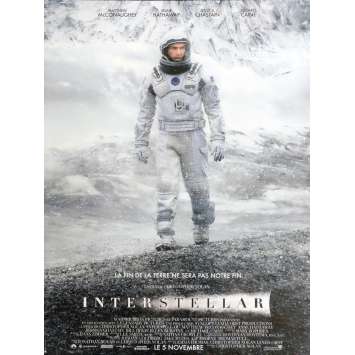 INTERSTELLAR Affiche de film 40X60 - 2014 - Matthew McConaughey, Christopher Nolan