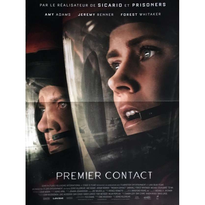 PREMIER CONTACT Affiche de film 40x60 cm - 2016 - Amy Adams, Denis Villeneuve