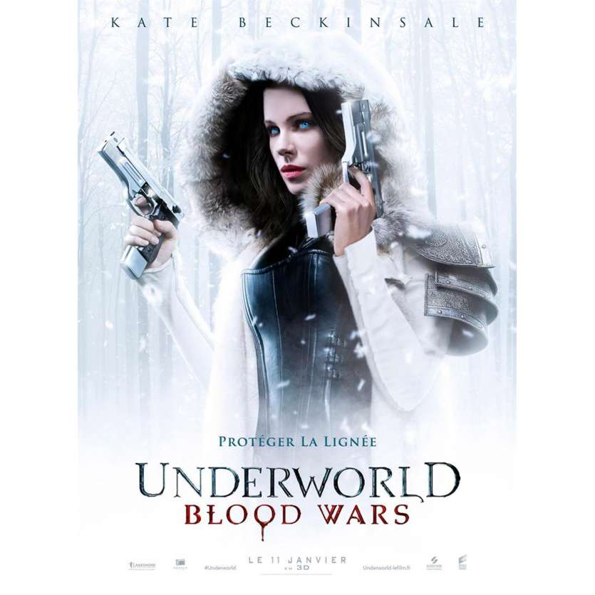 UNDERWORLD BLOOD WARS Affiche de film 40x60 cm - 2017 - Kate Beckinsale, Anna Foerster