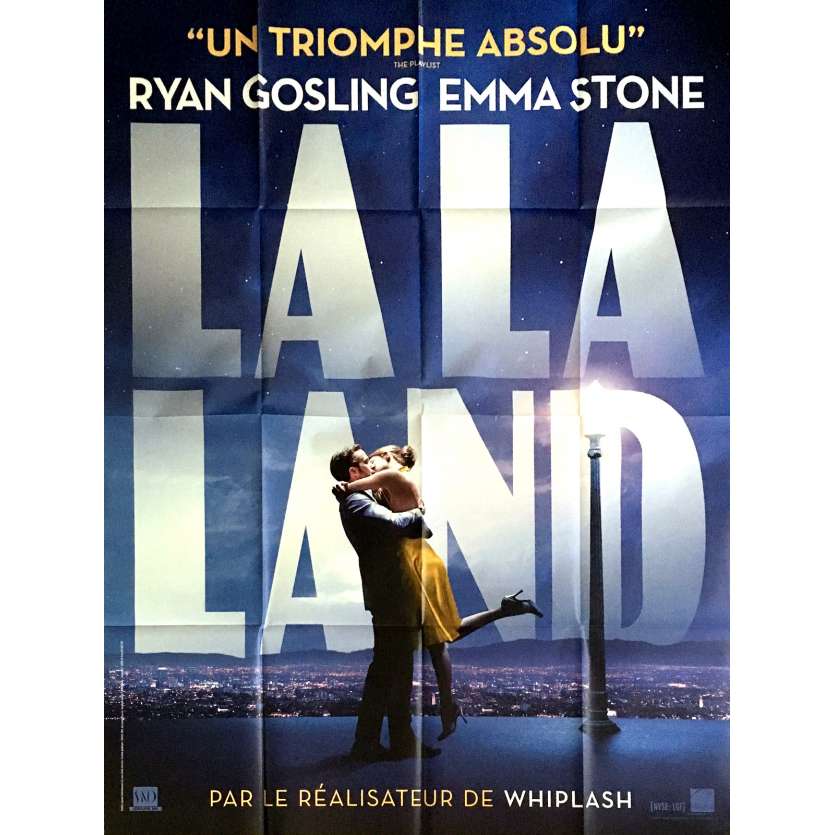 LA LA LAND Movie Poster 47x63 in. - 2017 - Damien Chazelle, Ryan Gosling