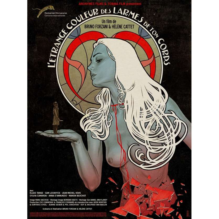 THE STRANGE COLOR OF YOUR BODY'S TEARS Movie Poster 15x21 in. - 2013 - Hélène Cattet, Bruno Forzani , Klaus Tange