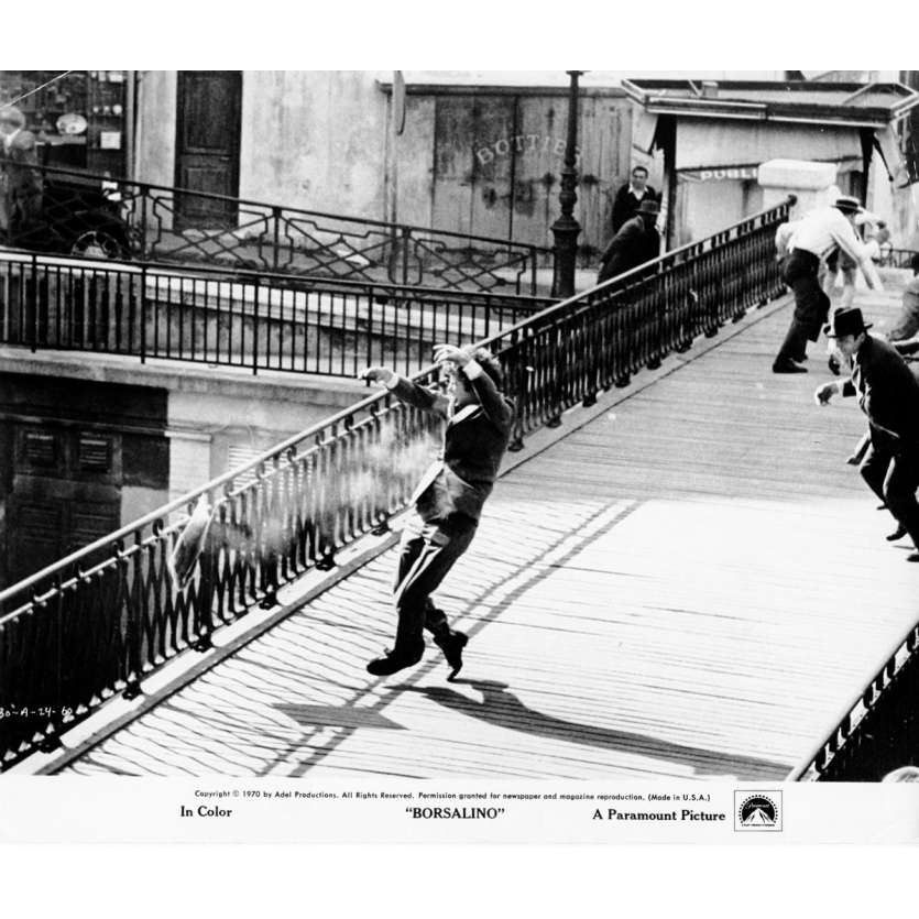 BORSALINO Photo de presse N01 20x25 cm - 1970 - Jean-Paul Belmondo, Alain Delon