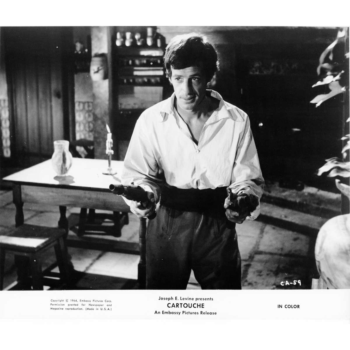 Film cartouche promo belmondo