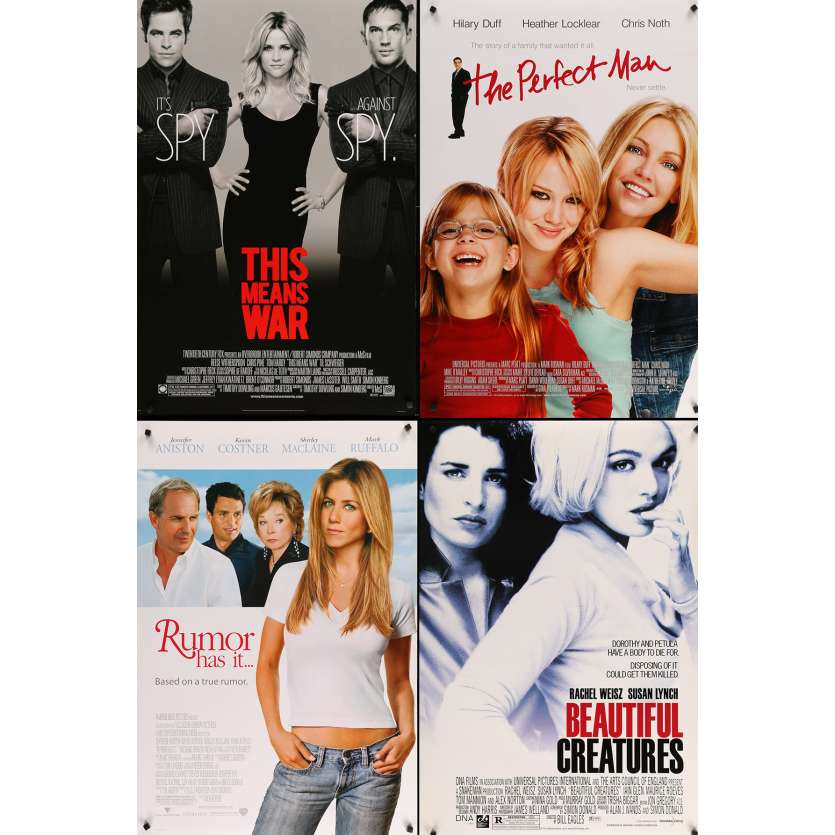 ROMANCE - Original 1sh Movie Poster Lot of 5 - 27x40 in. - 90s-00s