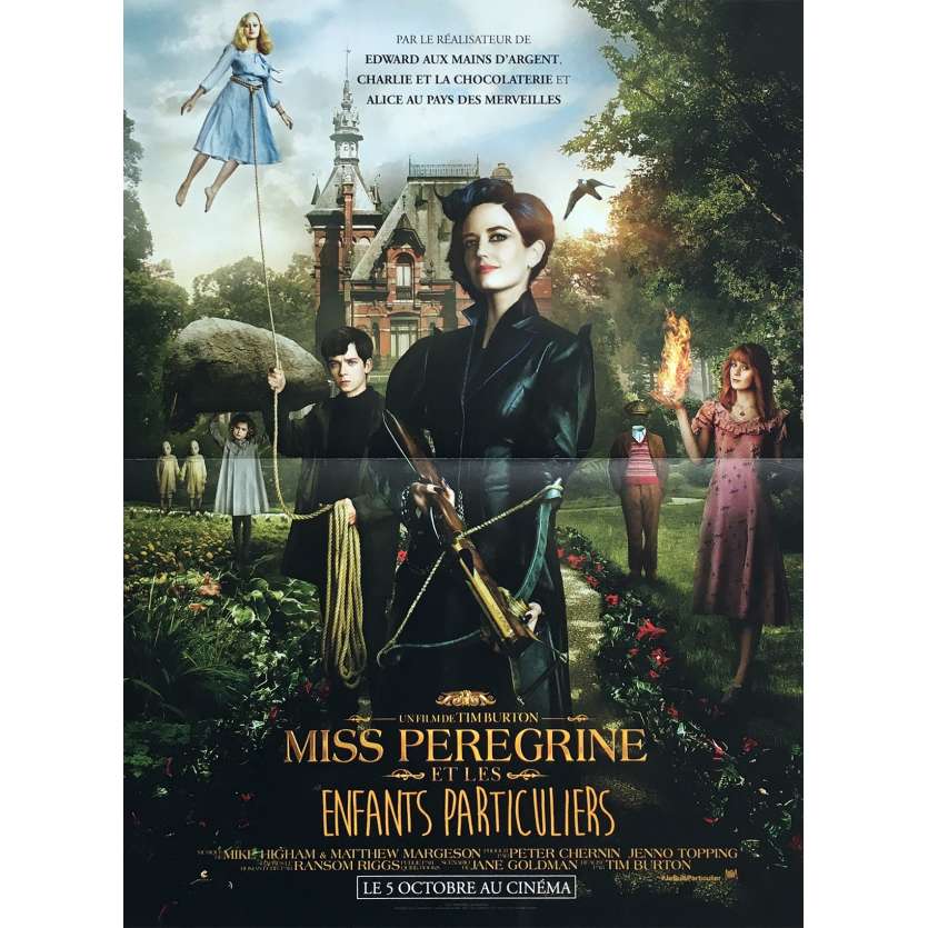 MISS PEREGRINE Movie Poster 15x21 in. - 2016 - Tim Burton, Eva Green
