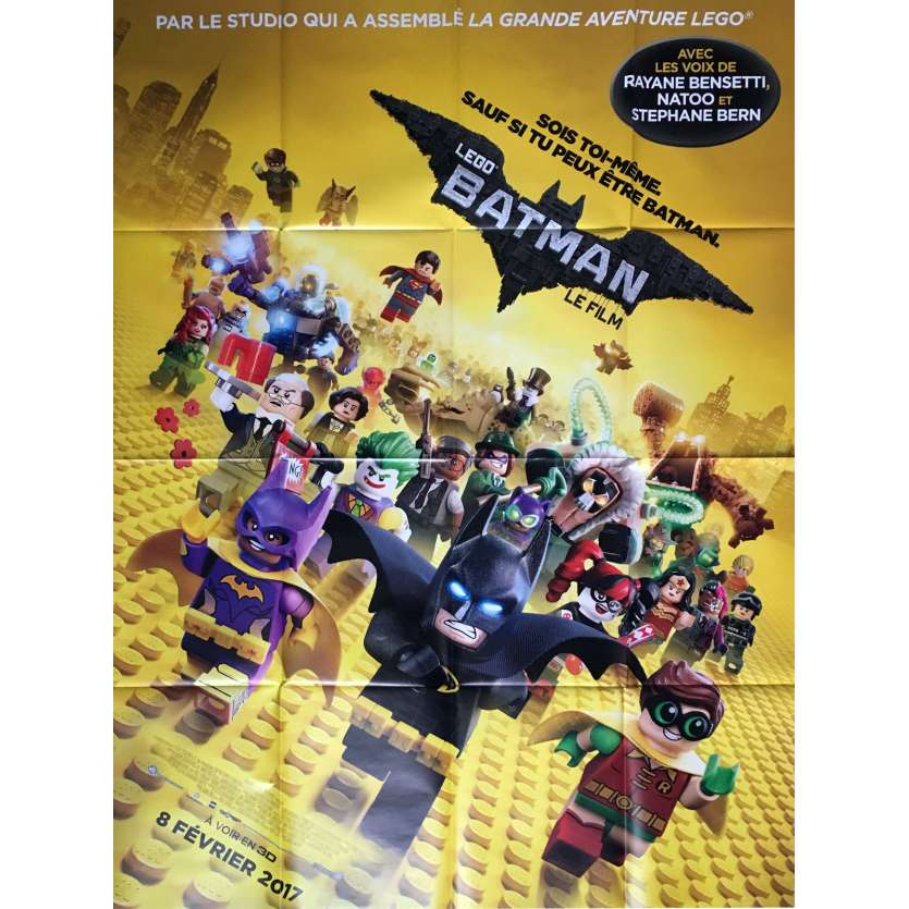 THE LEGO BATMAN MOVIE Movie Poster 47x63 in.  - Def. 2017 - Chris McKay, Jenny Slate