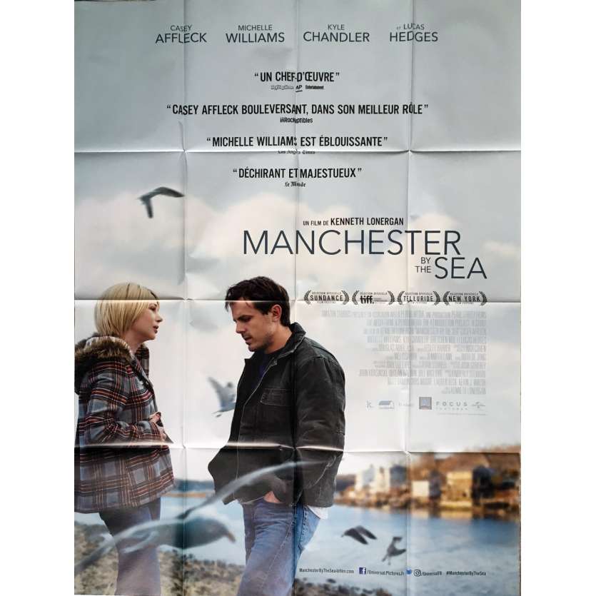 MANCHESTER BY THE SEA Affiche de film 120x160 cm - Oscars 2017 - Casey Affeck, Kenneth Lonergan