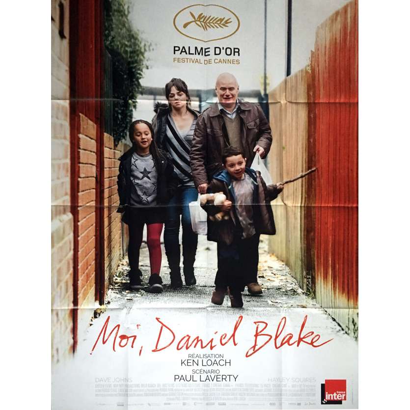 MOI DANIEL BLAKE Affiche de film 120x160 cm - 2016 - Dave Johns, Ken Loach