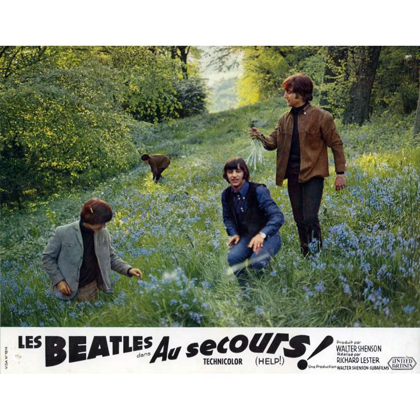 HELP Photo de film 21x30 cm - N01 1965 - The Beatles, Richard Lester