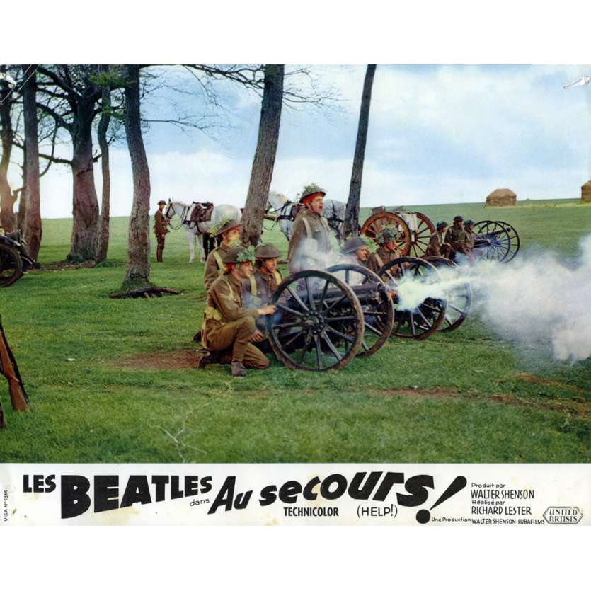 HELP Lobby Card 9x12 in. - N05 1965 - Richard Lester, The Beatles