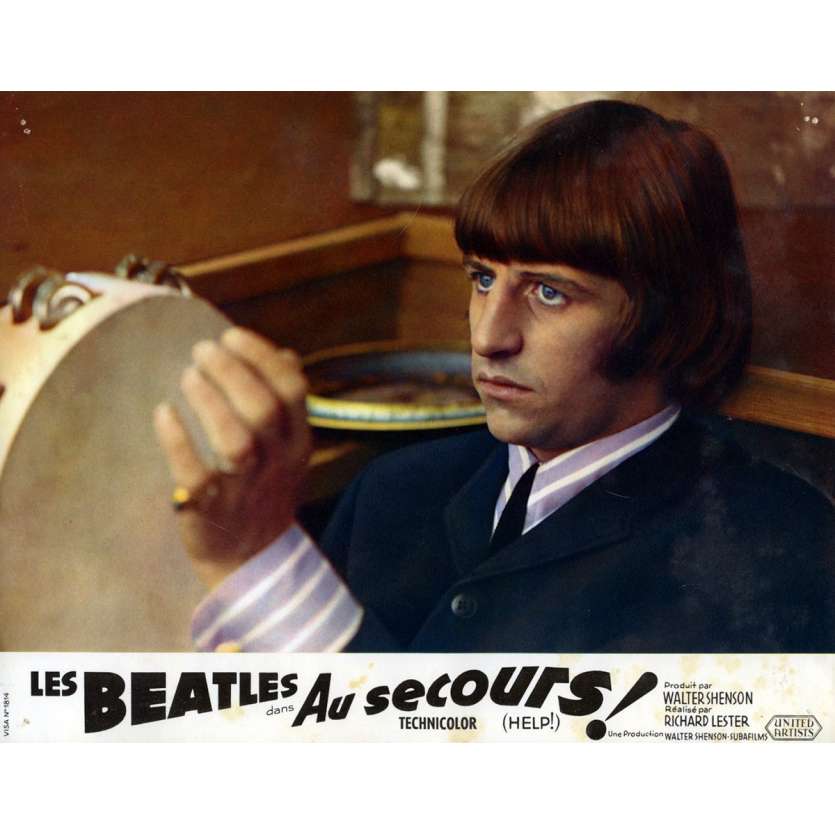 HELP Lobby Card 9x12 in. - N08 1965 - Richard Lester, The Beatles