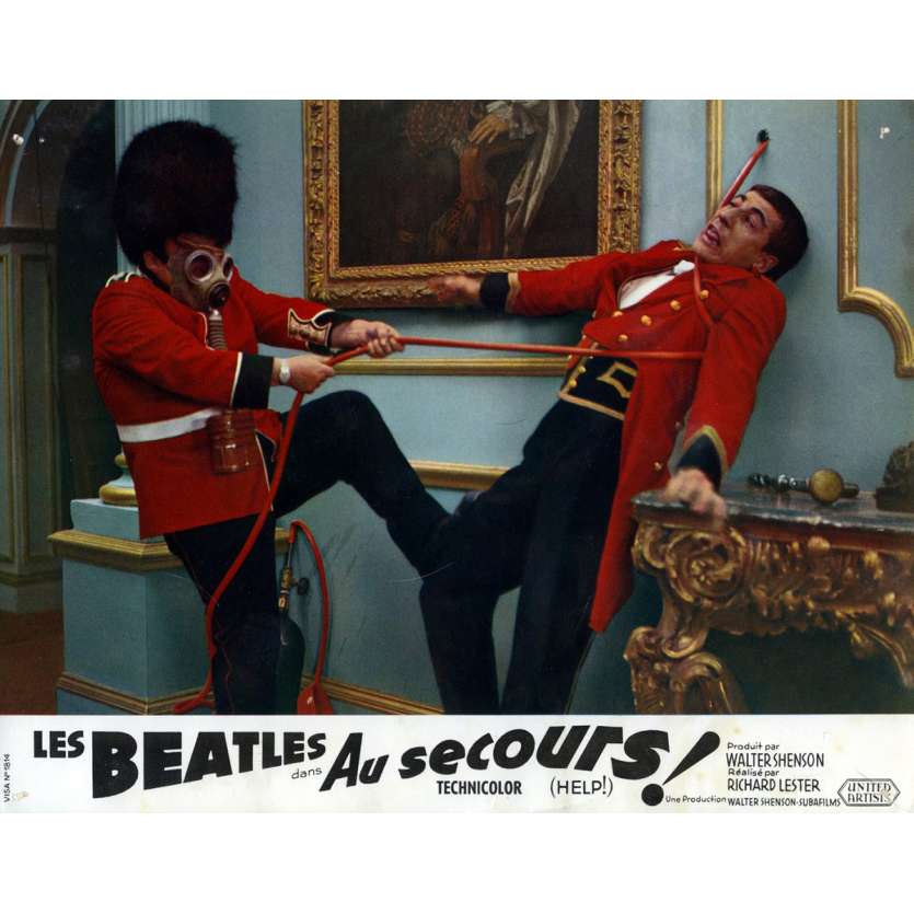 HELP Lobby Card 9x12 in. - N11 1965 - Richard Lester, The Beatles