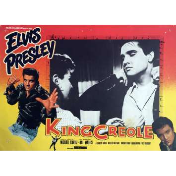 KING CREOLE Lobby Card 9,5x12 in. - N01 R1970 - Michael Curtiz, Elvis Presley