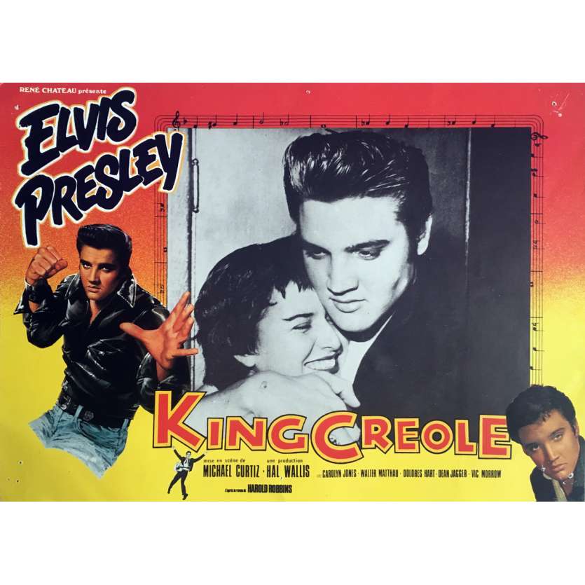 KING CREOLE Lobby Card 9,5x12 in.  - N02 R1970 - Michael Curtiz, Elvis Presley