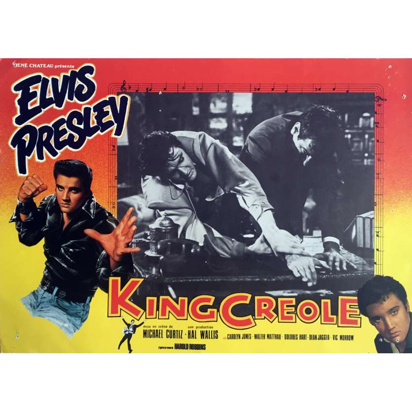 KING CREOLE Lobby Card 9,5x12 in. - N03 R1970 - Michael Curtiz, Elvis Presley