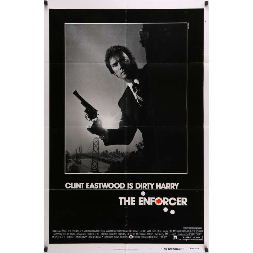 THE ENFORCER Movie Poster 29x41 in.  -  1976 - James Fargo, Clint Eastwood