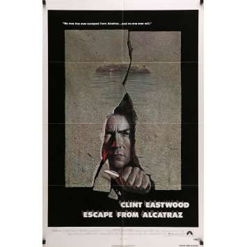 L'EVADE D'ALCATRAZ Affiche de film 69x104 cm - 1979 - Clint Eastwood, Don Siegel L'EVADE D'ALCATRAZ Affiche de film 69x104 cm - 1979 - Clint Eastwood, Don Siegel