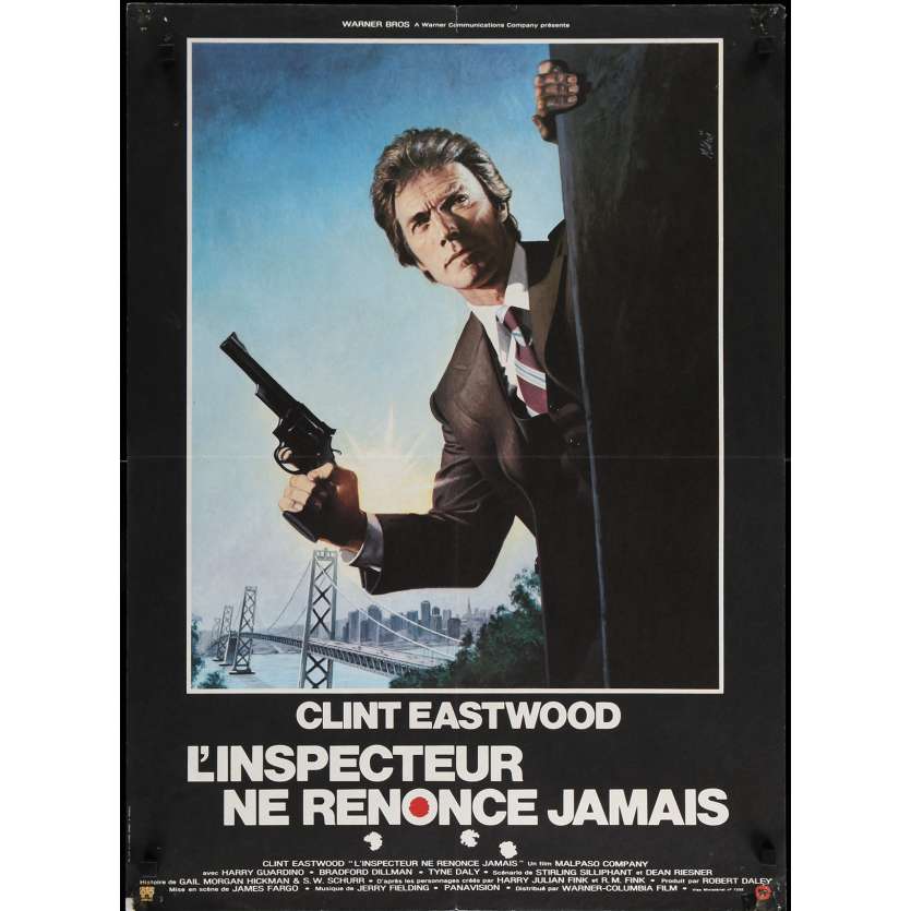 L'INSPECTEUR NE RENONCE JAMAIS Affiche de film 60x80 cm - 1976 - Clint Eastwood, James Fargo