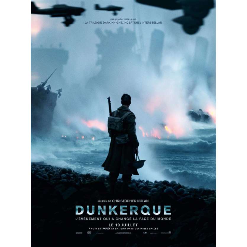 DUNKIRK Movie Poster 15x21 in.  - Prev. 2017 - Christopher Nolan, Tom Hardy