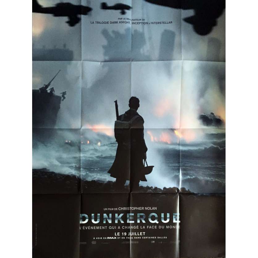 DUNKIRK Movie Poster 47x63 in. - Prev. 2017 - Christopher Nolan, Tom Hardy