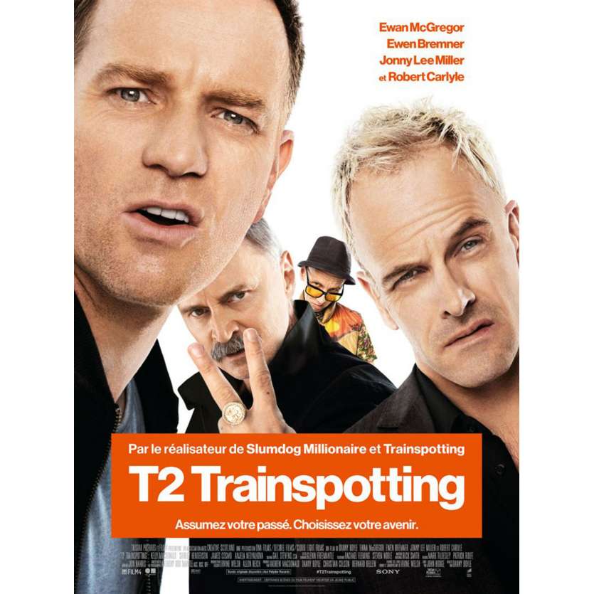 T2 TRAINSPOTTING Movie Poster 15x21 in. - Def. 2017 - Danny Boyle, Ewan McGregor