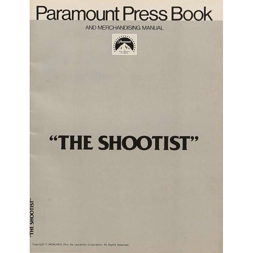 THE SHOOTIST Pressbook 8x12 in. - 1976 - Don Siegel, John Wayne