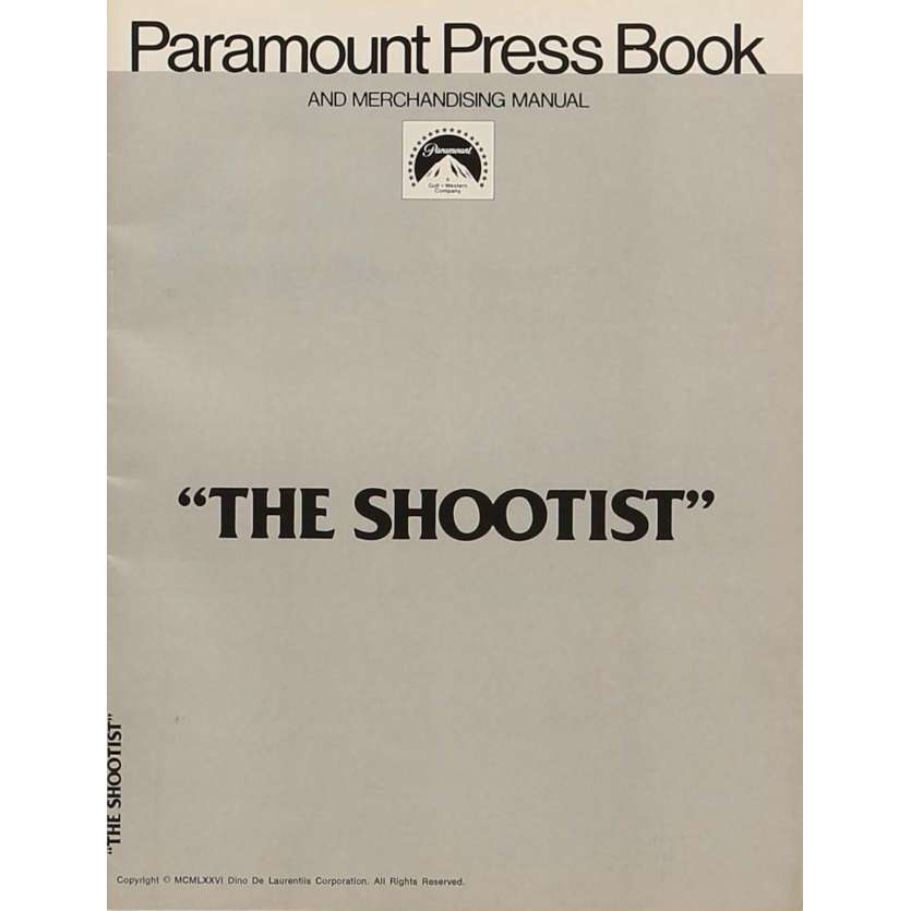 THE SHOOTIST Pressbook 8x12 in.  -  1976 - Don Siegel, John Wayne