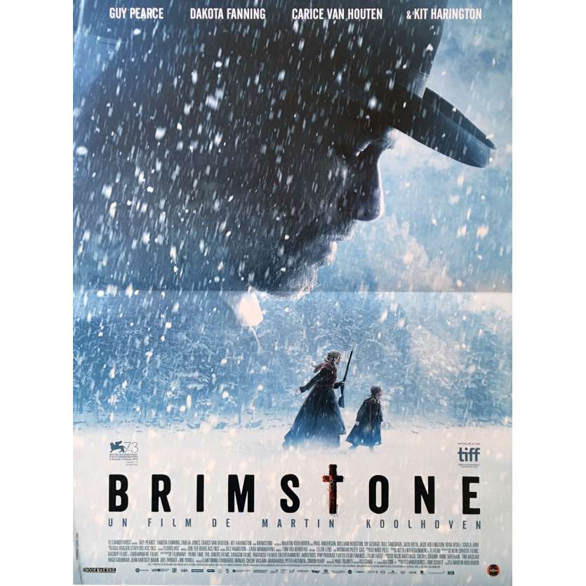 BRIMSTONE Movie Poster 15x21 in. - 2017 - Martin Koolhoven, Kit Harington
