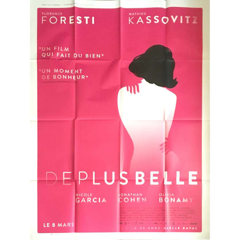 DE PLUS BELLE Affiche de film 120x160 cm -  2017 - Florence Foresti, Anne-Gaëlle Daval