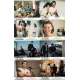ONE FLEW OVER THE CUCKOO'S NEST Lobby Cards 9x12 in.  - x8 1975 - Milos Forman, Jack Nicholson