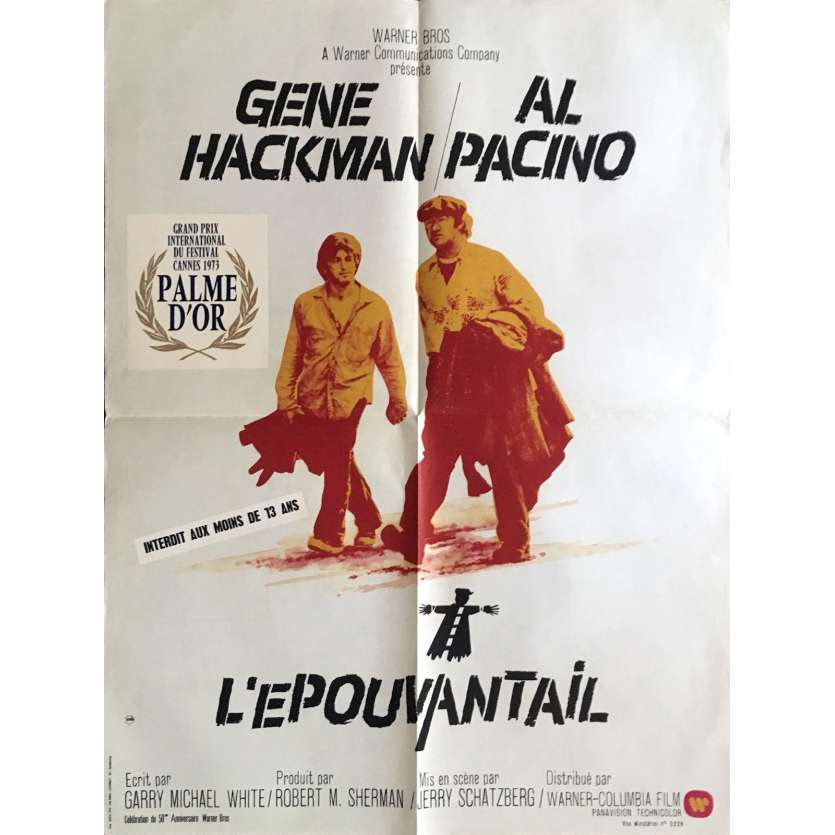 SCARECROW Movie Poster 23x32 in. - 1973 - Jerry Schatzberg, Al Pacino