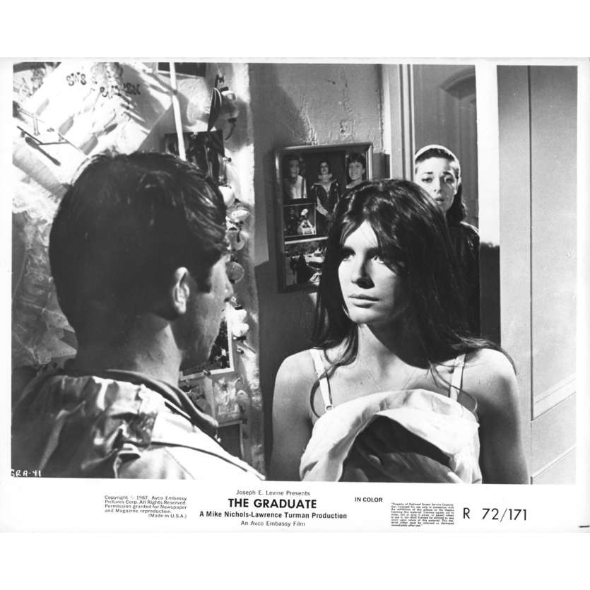 THE GRADUATE Movie Still 8x10 in. - R1972 - Mike Nichols, Dustin Hoffman