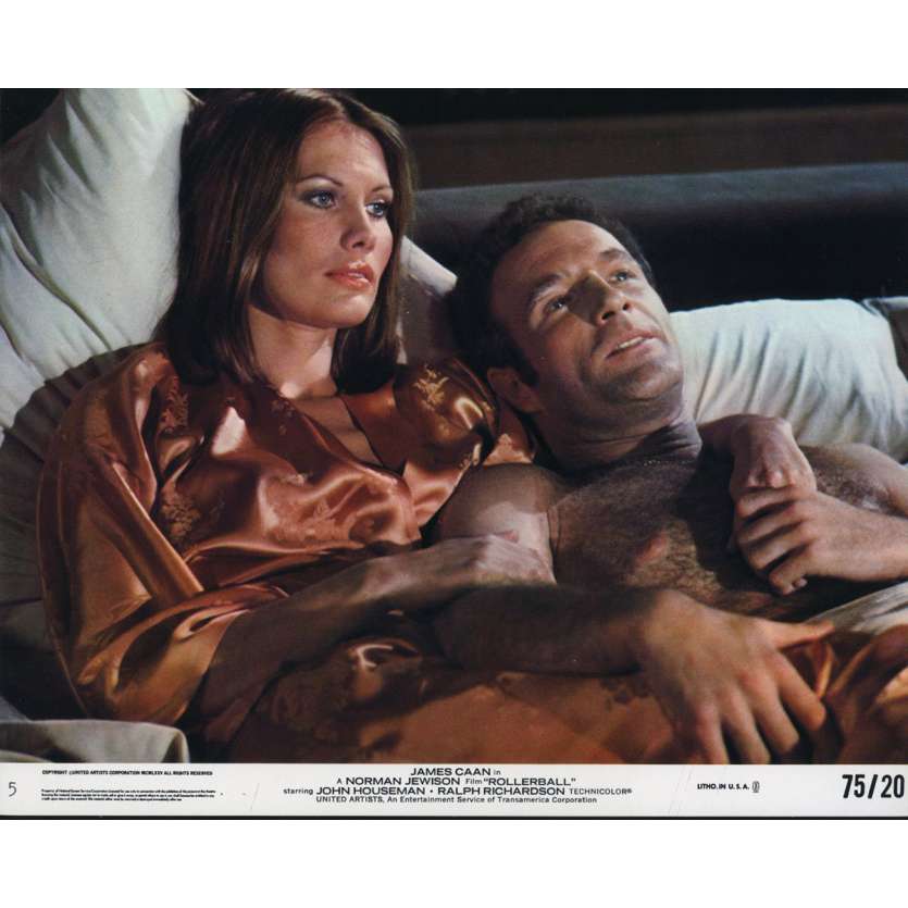 ROLLERBALL Lobby Card 8x10 in. - N05 1975 - Norman Jewinson, James Caan