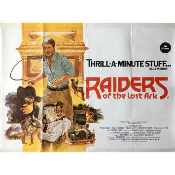 LES AVENTURIERS DE L'ARCHE PERDUE Affiche de film 72x104 cm - 1981 - Harrison Ford, Steven Spielberg LES AVENTURIERS DE L'ARCHE PERDUE Affiche de film 72x104 cm - 1981 - Harrison Ford, Steven Spielberg