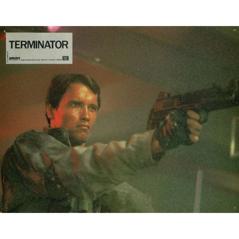 TERMINATOR Lobby Card 9x12 in. - N10 1983 - James Cameron, Arnold Schwarzenegger