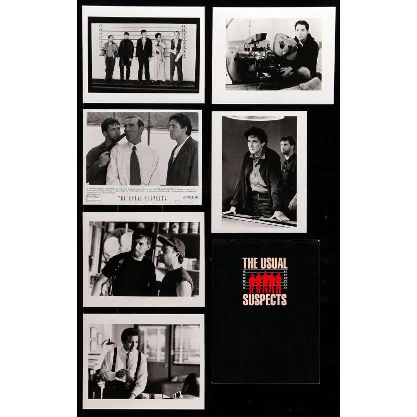 USUAL SUSPECTS Presskit 21x30 cm - 6 photos 1995 - Kevin Spacey, Bryan Singer