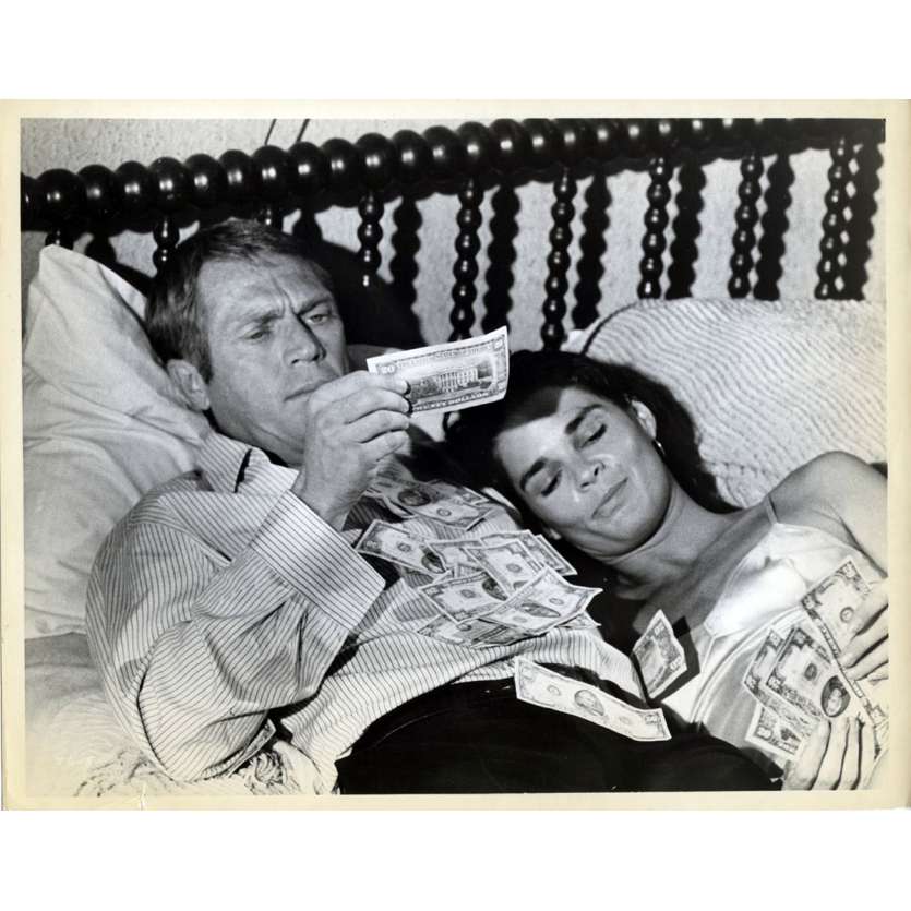 GUET-APENS Photo de presse 20x25 cm - 1972 - Steve McQueen, Sam Peckinpah