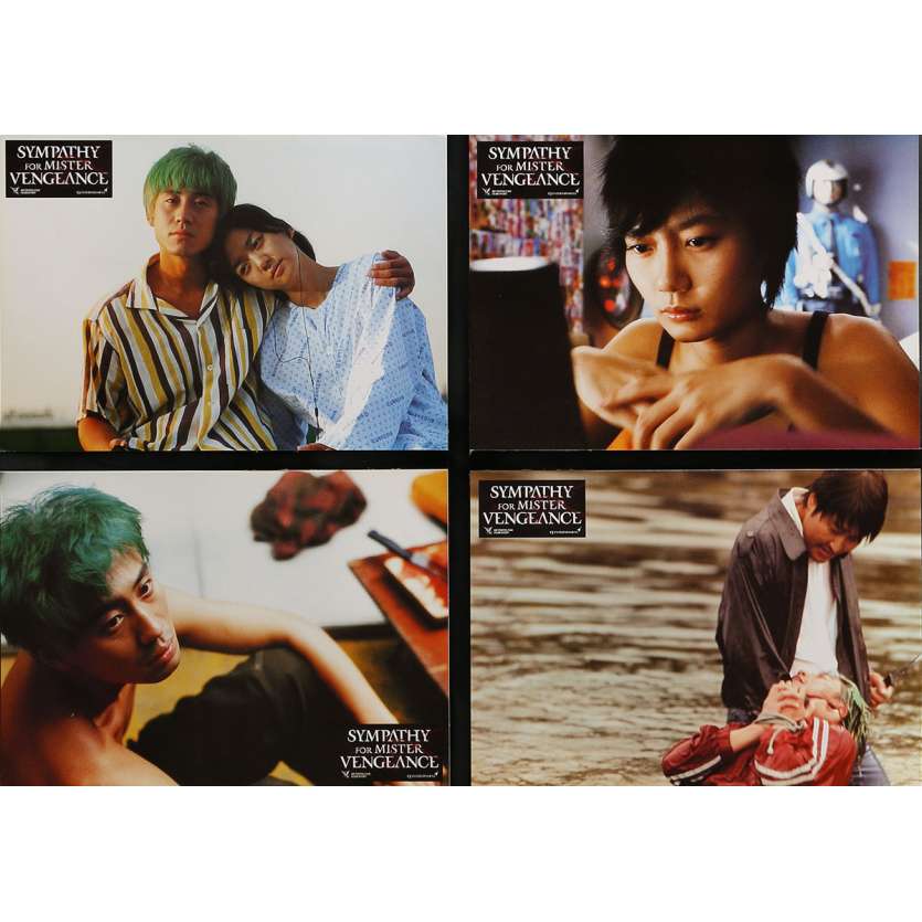 SYMPATHY FOR MR VENGEANCE Lobby Cards 9x12 in.  - x8 2002 - Chan-Wook Park, Hang-Ho Song