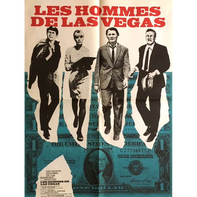 LES HOMMES DE LAS VEGAS Affiche de film 60x80 cm - 1968 - Gary Lockwood, Antonio Isasi