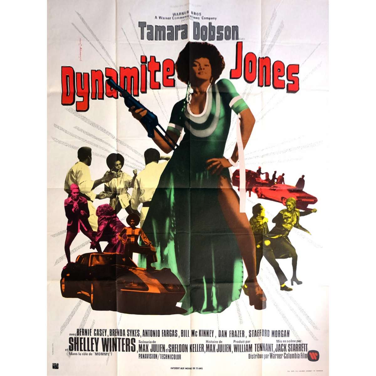 1973 movie poster Cleopatra Jones Tamara Dobson T SHIRT WHITE all sizes S-5...
