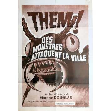 THEM French Movie Poster 47x63 - R1970 - Gordon Douglas, James Whitmore