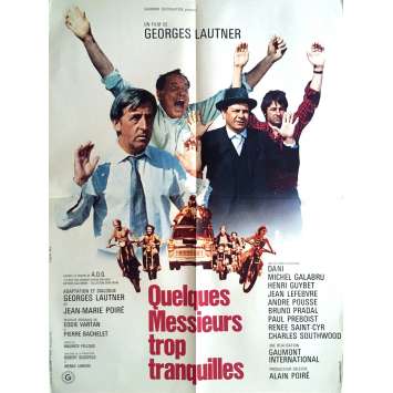 SOME TOO QUIET GENTLEMEN French Movie Poster 23x32 - 1973 - George Lautner, Michel galabru SOME TOO QUIET GENTLEMEN French Movie Poster 23x32 - 1973 - George Lautner, Michel galabru