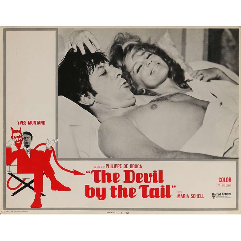 THE DEVIL BY THE TAIL Lobby Card 11x14 in. - N08 1969 - Philippe de Broca, Yves Montand