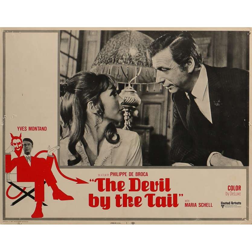 THE DEVIL BY THE TAIL Lobby Card 11x14 in. - N05 1969 - Philippe de Broca, Yves Montand